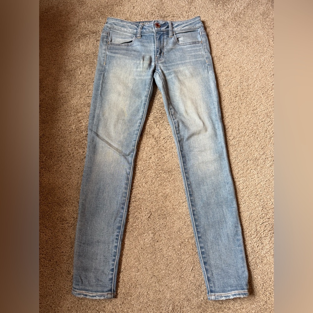 American Eagle Outfitters Blue Skinny Jeans